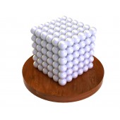 Куб из магнитных шариков 5 мм (белый), 216 элементов